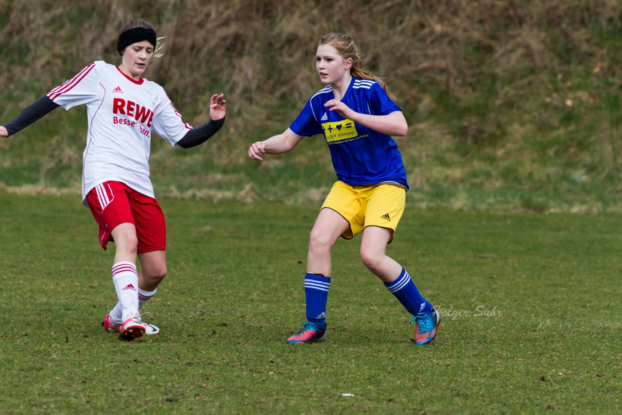 Bild 252 - B-Juniorinnen Tus Tensfeld - TSV Gnutz o.W. : Ergebnis: 1:3